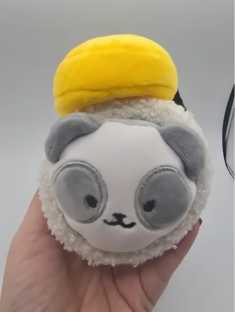 Anirollz Tamago Egg Sushi Pandaroll plush 6"